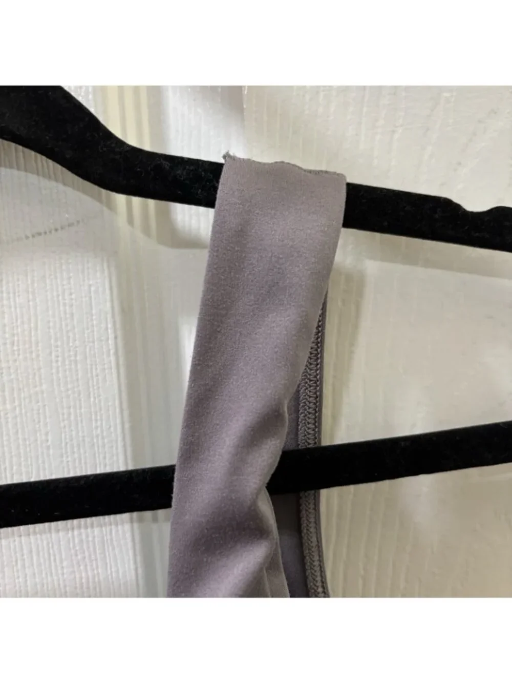 Gymshark Long Line Sport Bra Removable Padding Gray Purple Women Small